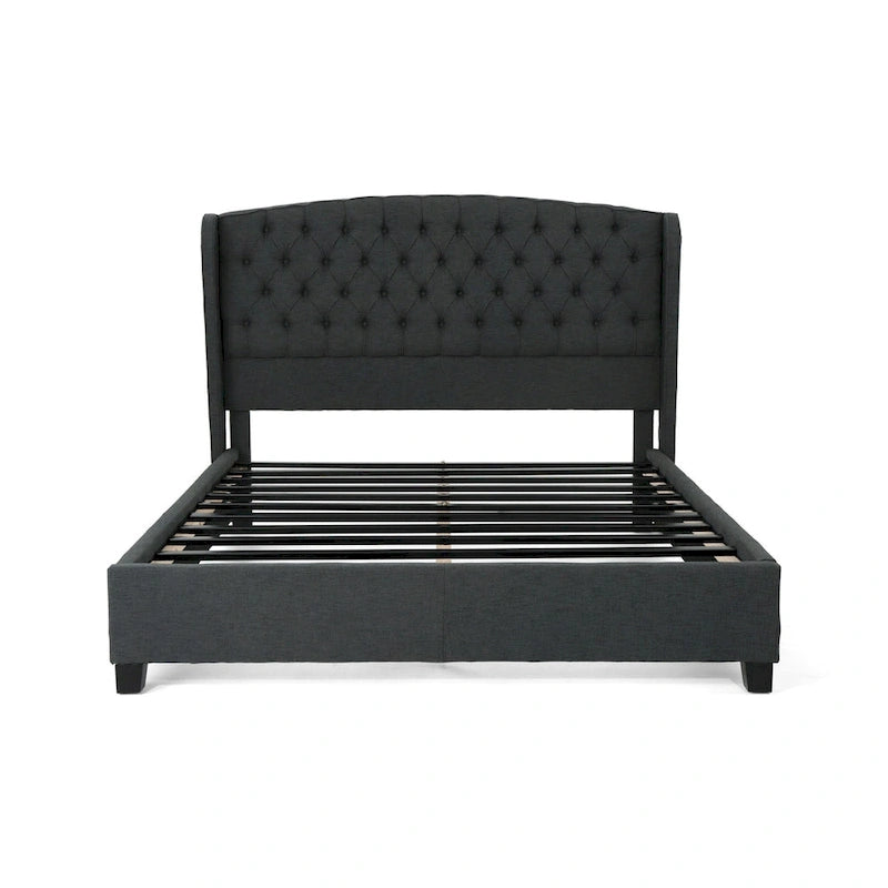 Ensemble de lit queen en tissu capitonné Costello de Christopher Knight Home