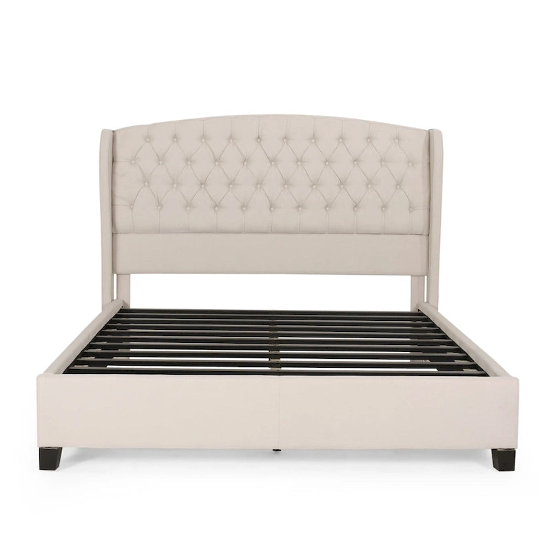 Ensemble de lit queen en tissu capitonné Costello de Christopher Knight Home