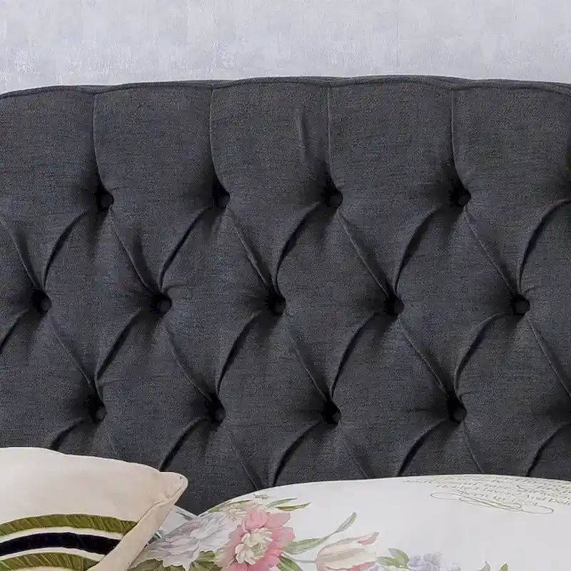 Ensemble de lit queen en tissu capitonné Costello de Christopher Knight Home