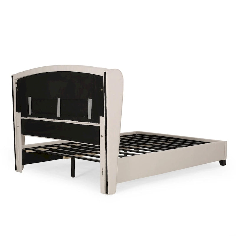 Ensemble de lit queen en tissu capitonné Costello de Christopher Knight Home