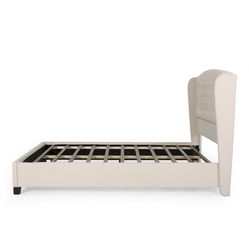Ensemble de lit queen en tissu capitonné Costello de Christopher Knight Home