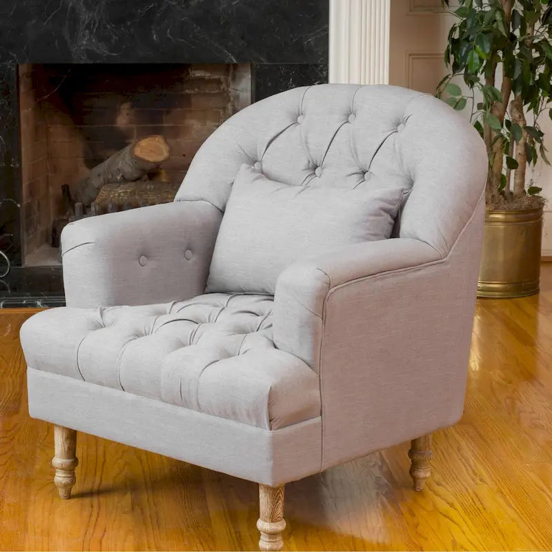 Fauteuil Anastasia capitonné de Christopher Knight Home