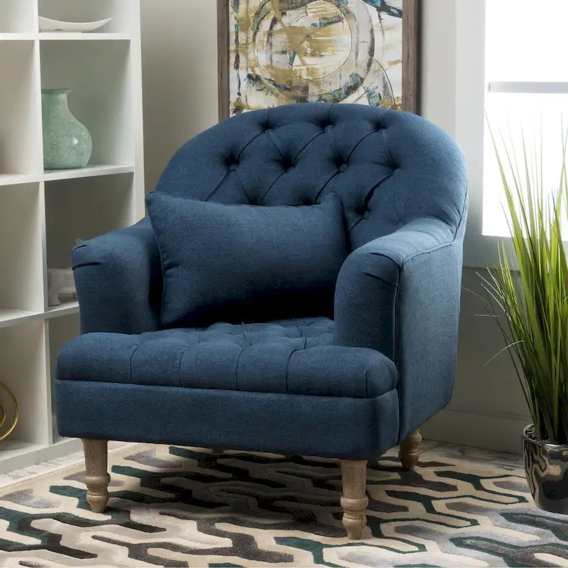 Fauteuil Anastasia capitonné de Christopher Knight Home