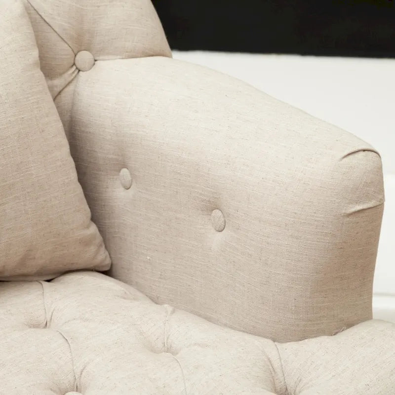 Fauteuil Anastasia capitonné de Christopher Knight Home