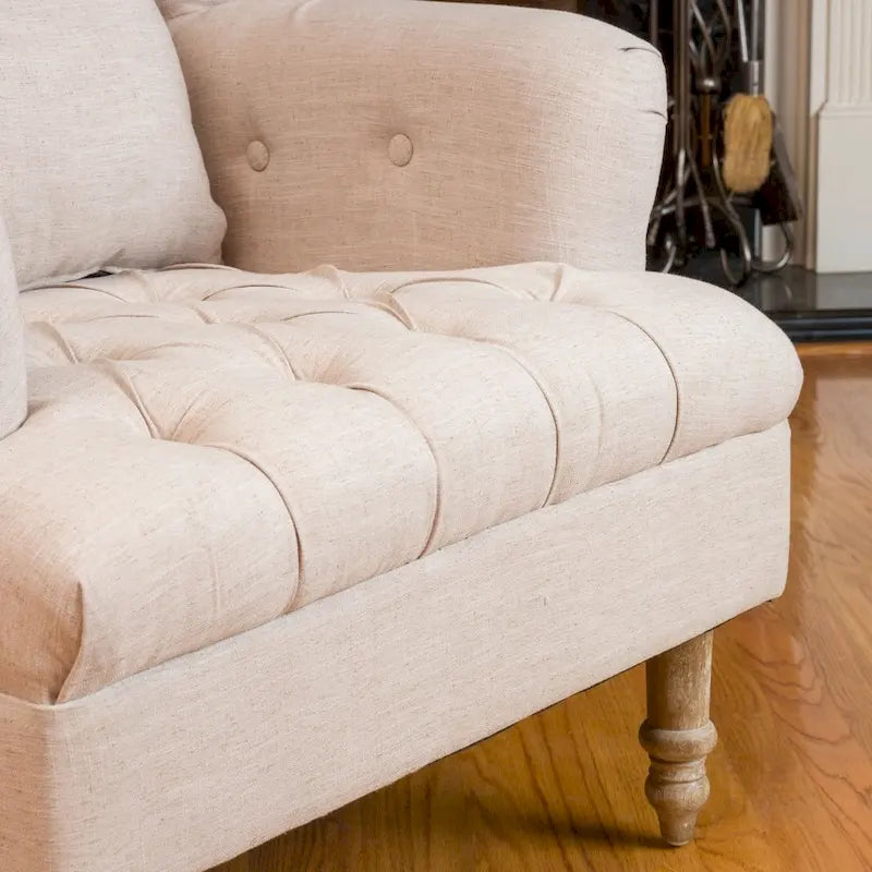 Fauteuil Anastasia capitonné de Christopher Knight Home