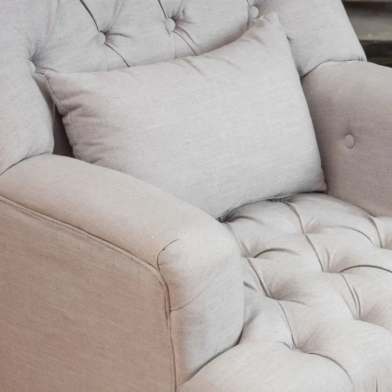 Fauteuil Anastasia capitonné de Christopher Knight Home