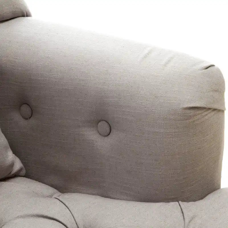 Fauteuil Anastasia capitonné de Christopher Knight Home