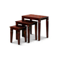 Ensemble de 3 tables gigognes dorées DTY Indoor Living