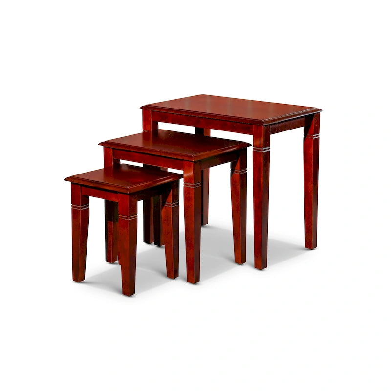 Ensemble de 3 tables gigognes dorées DTY Indoor Living