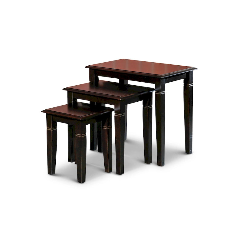 Ensemble de 3 tables gigognes dorées DTY Indoor Living