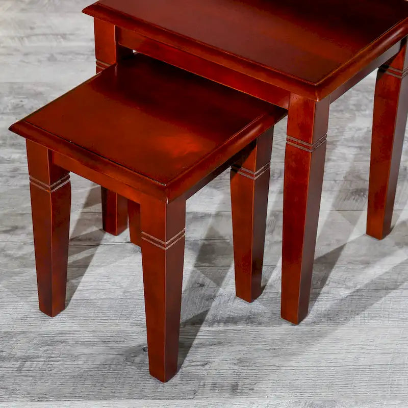 Ensemble de 3 tables gigognes dorées DTY Indoor Living