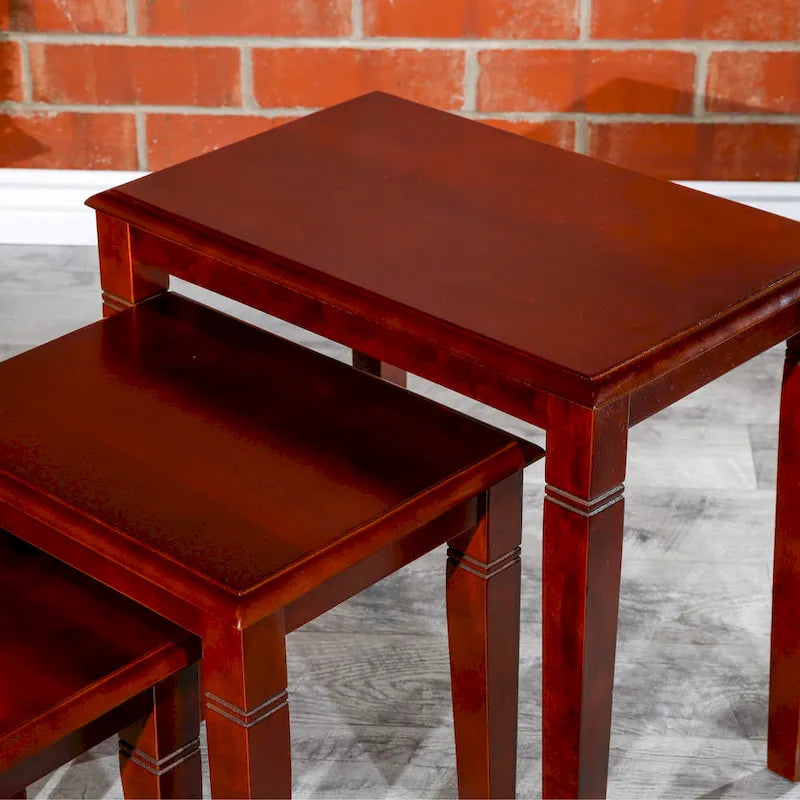 Ensemble de 3 tables gigognes dorées DTY Indoor Living