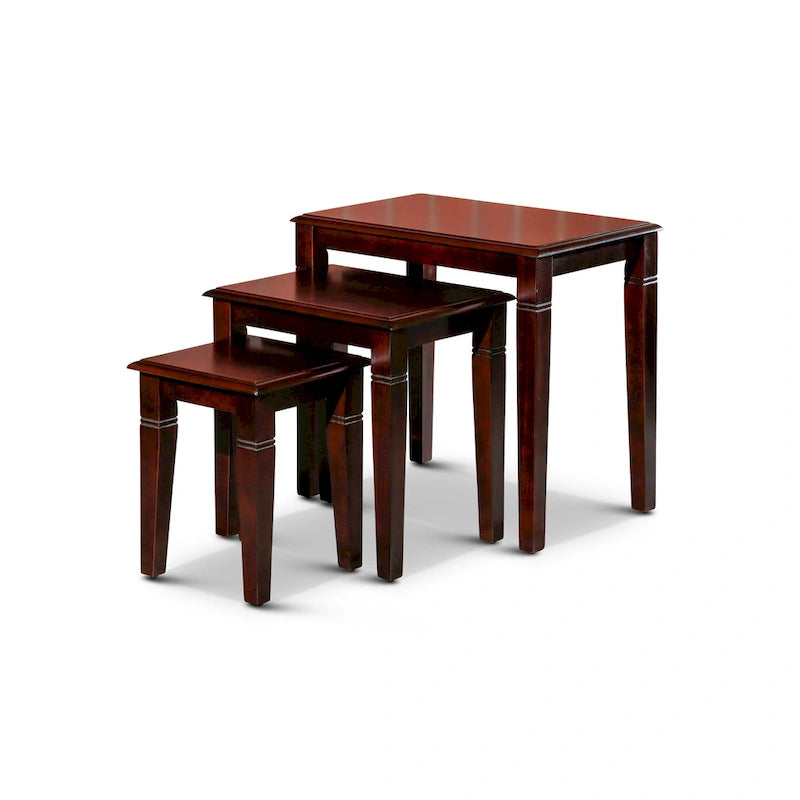 Ensemble de 3 tables gigognes dorées DTY Indoor Living