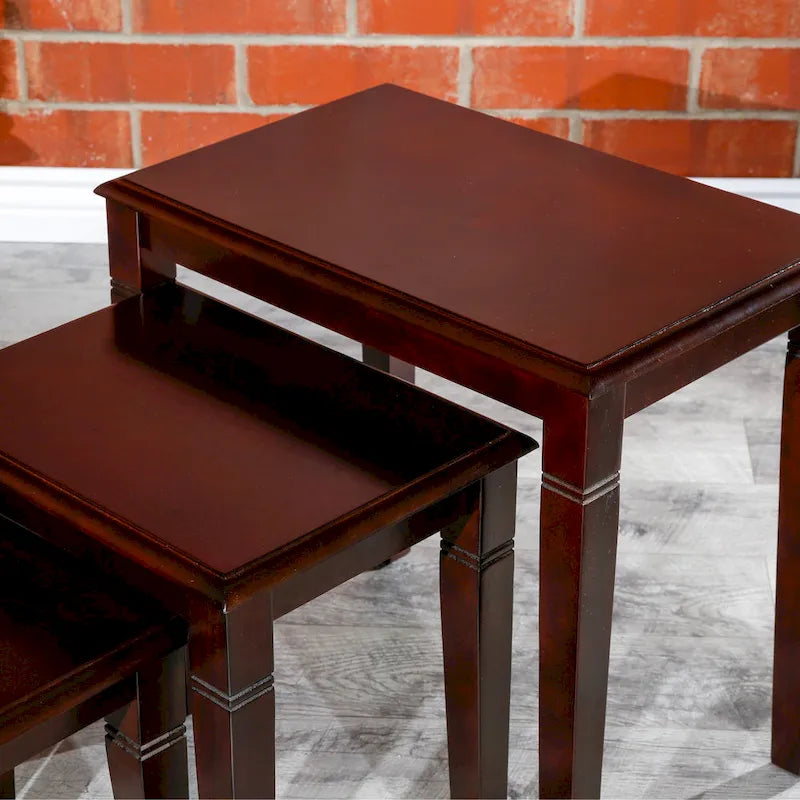 Ensemble de 3 tables gigognes dorées DTY Indoor Living
