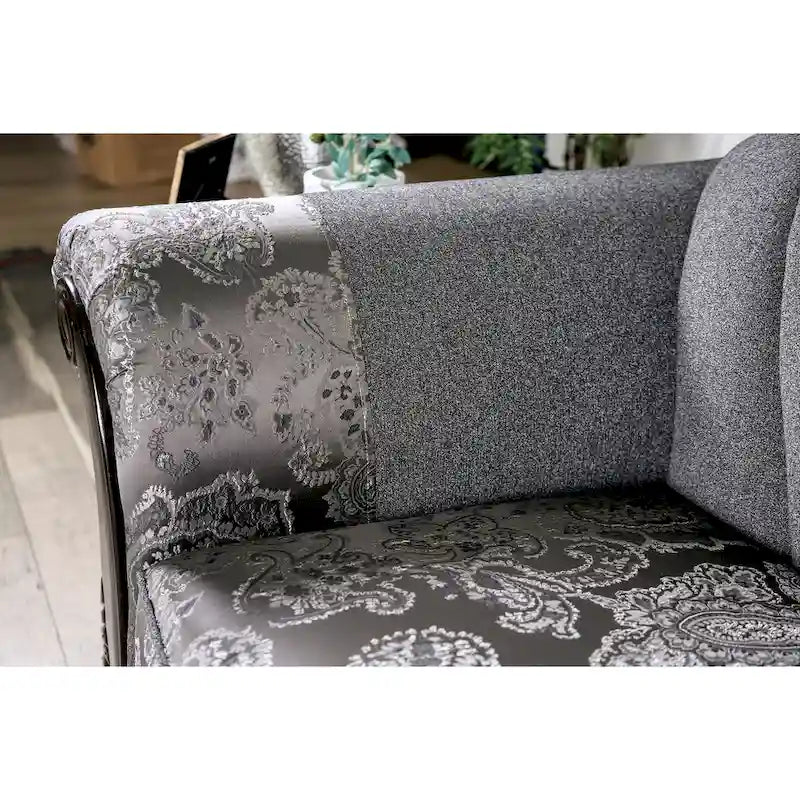 Canapé traditionnel Dikic en chenille, fabriqué par Furniture of America