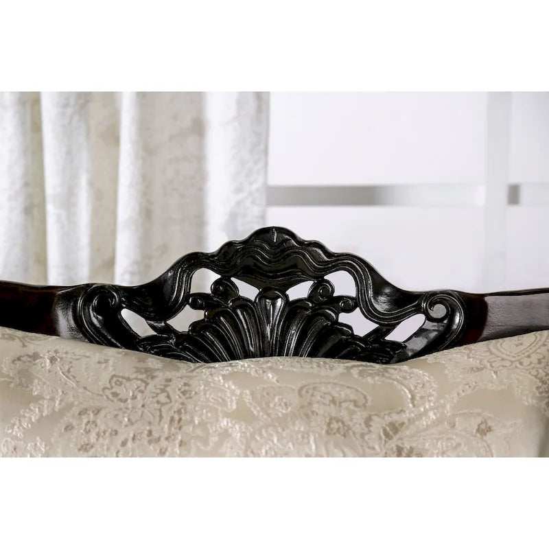 Canapé traditionnel Dikic en chenille, fabriqué par Furniture of America