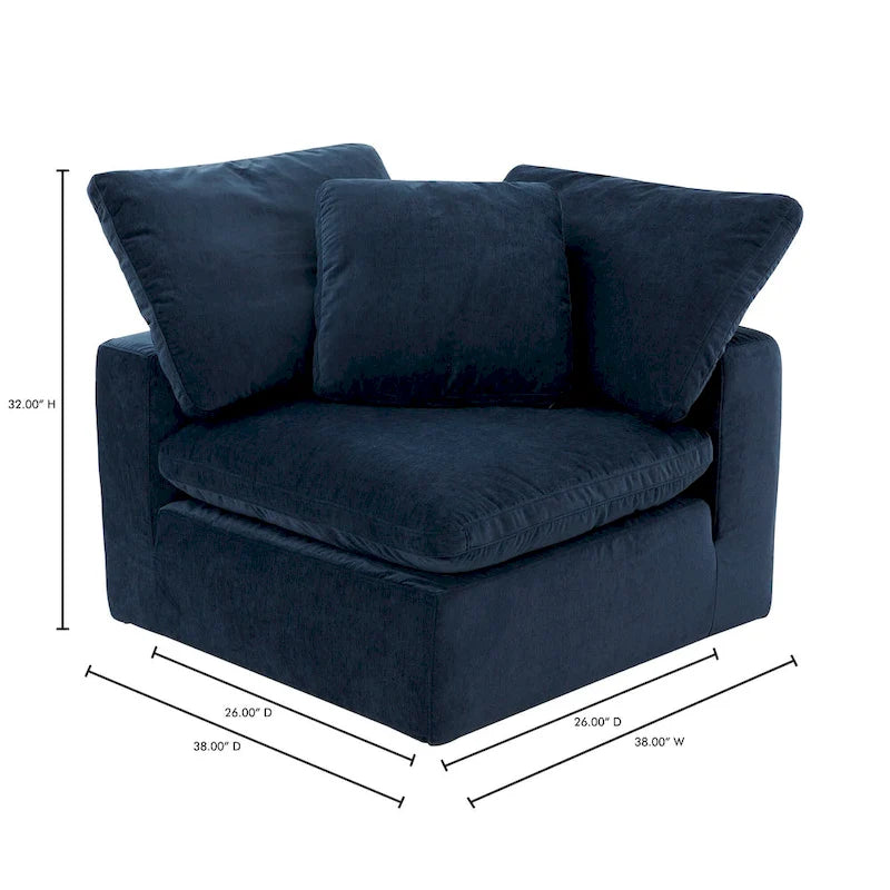 Élément de canapé d'angle modulaire Aurelle Home Tami - 38 x 38