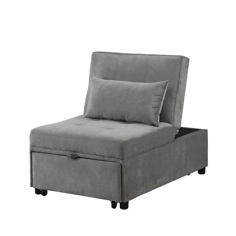 Canapé-lit futon 4 en 1 Lordear, convertible et pliable - 39,9 x 26,8