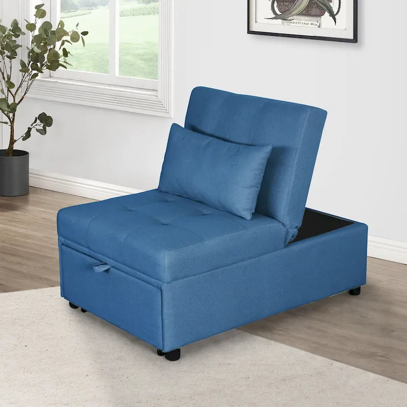 Canapé-lit futon 4 en 1 Lordear, convertible et pliable - 39,9 x 26,8