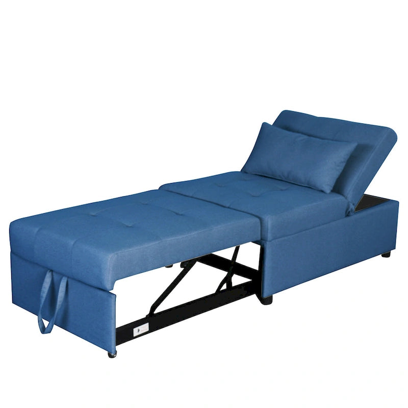 Canapé-lit futon 4 en 1 Lordear, convertible et pliable - 39,9 x 26,8