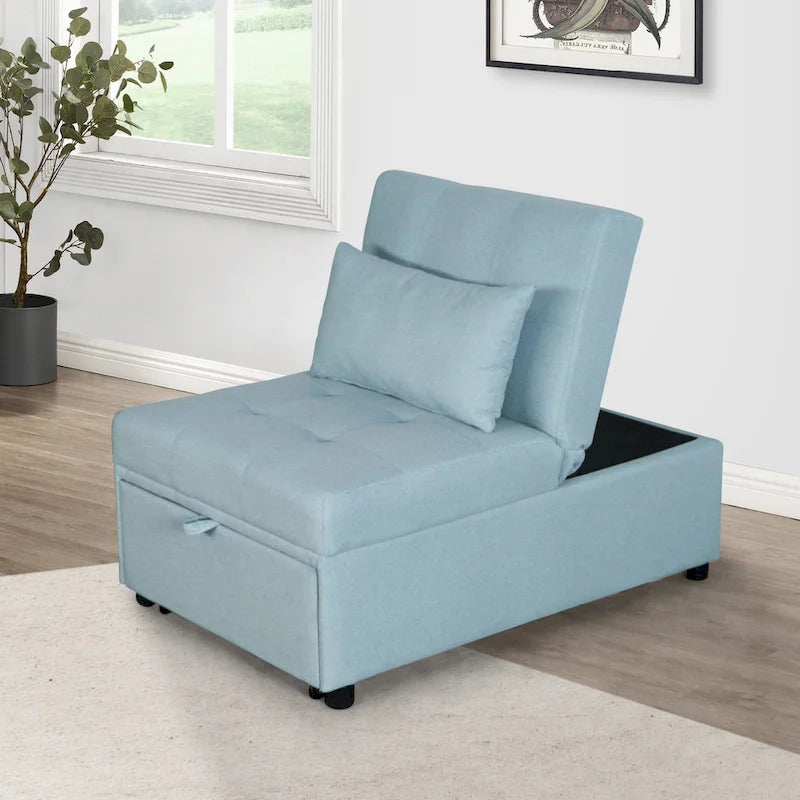 Canapé-lit futon 4 en 1 Lordear, convertible et pliable - 39,9 x 26,8