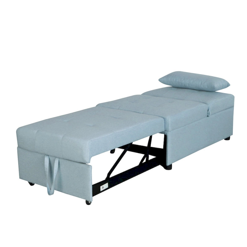 Canapé-lit futon 4 en 1 Lordear, convertible et pliable - 39,9 x 26,8