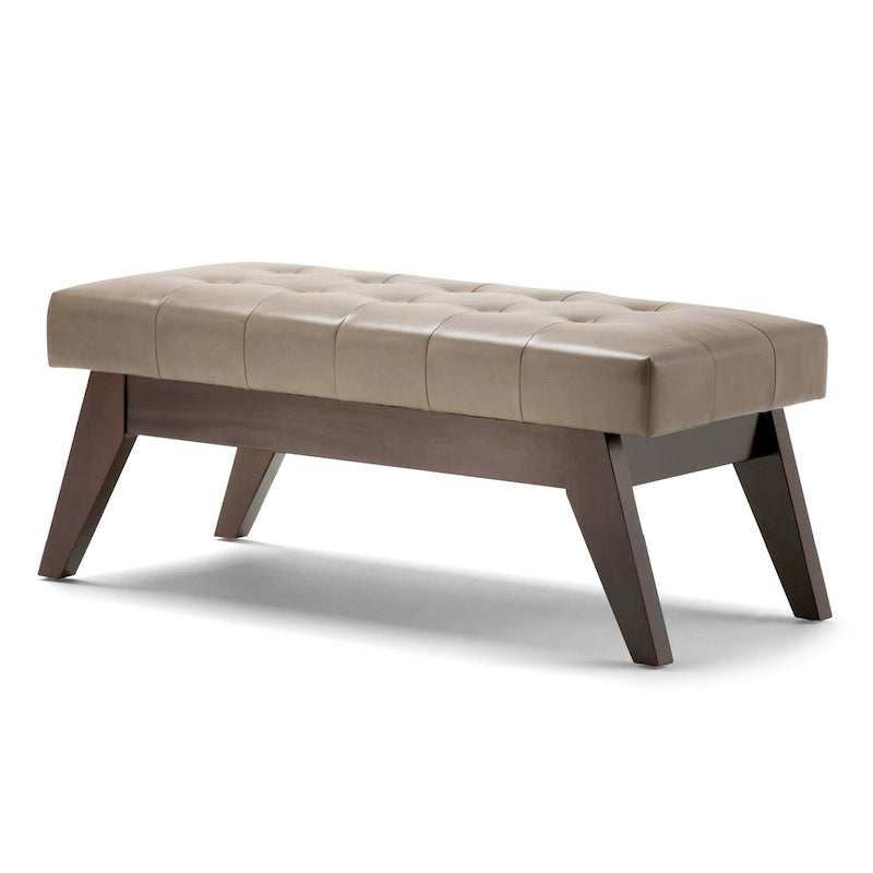 Banc ottoman rectangulaire de style moderne du milieu du siècle WYNDENHALL Tierney de 101,6 cm de large