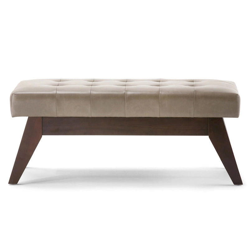 Banc ottoman rectangulaire de style moderne du milieu du siècle WYNDENHALL Tierney de 101,6 cm de large