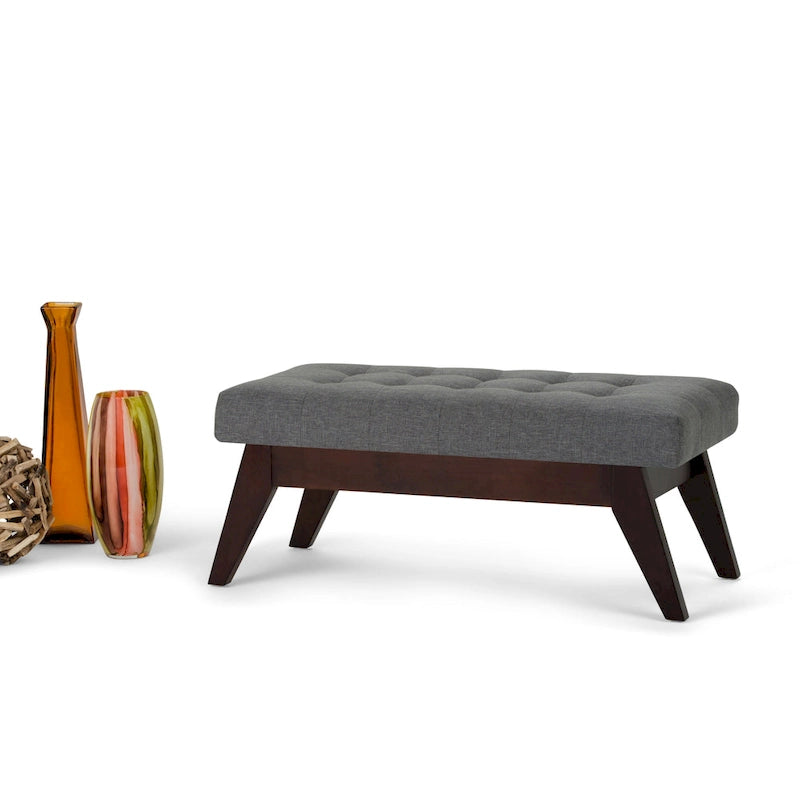 Banc ottoman rectangulaire de style moderne du milieu du siècle WYNDENHALL Tierney de 101,6 cm de large