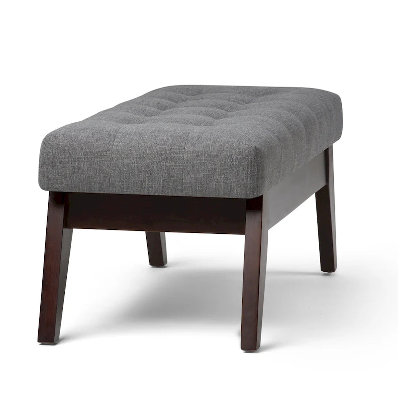 Banc ottoman rectangulaire de style moderne du milieu du siècle WYNDENHALL Tierney de 101,6 cm de large