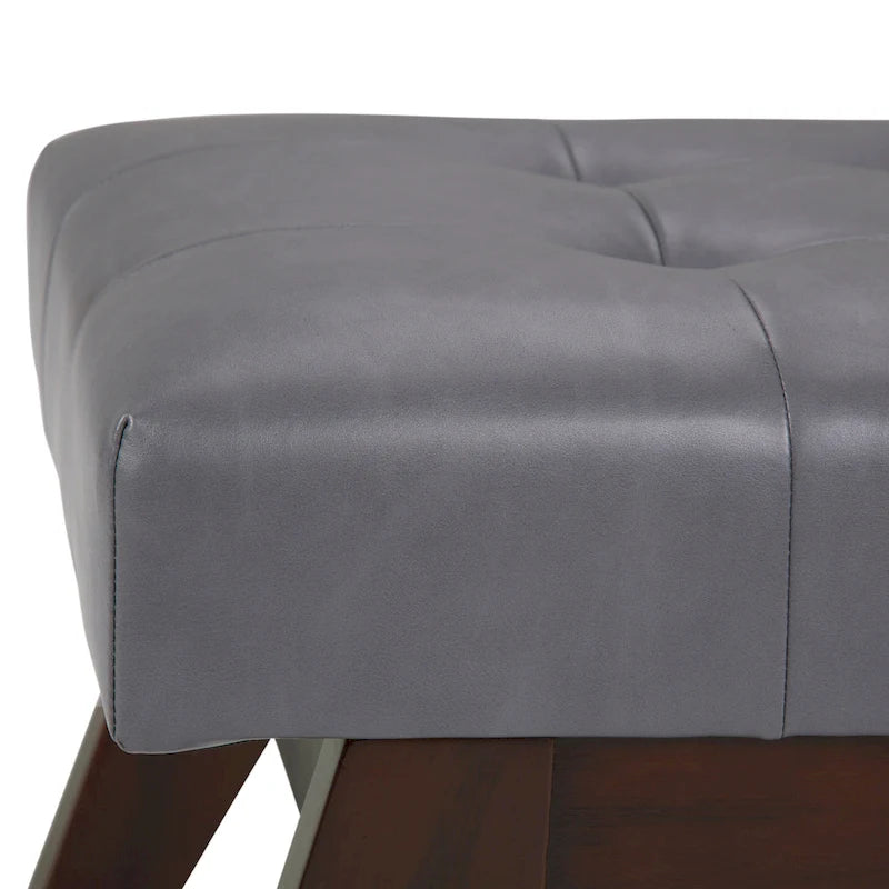 Banc ottoman rectangulaire de style moderne du milieu du siècle WYNDENHALL Tierney de 101,6 cm de large