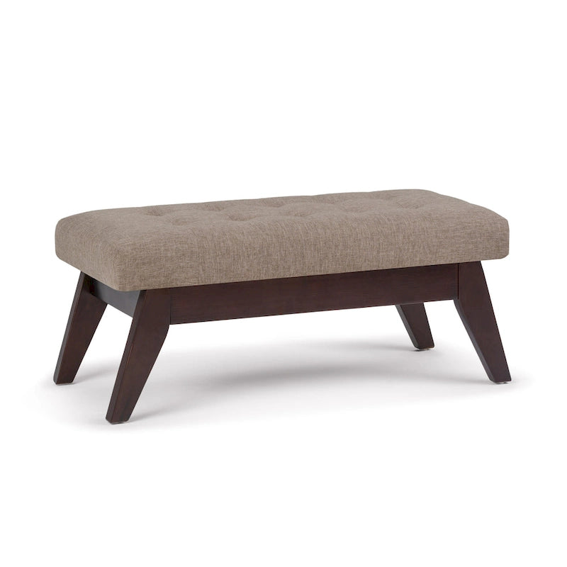 Banc ottoman rectangulaire de style moderne du milieu du siècle WYNDENHALL Tierney de 101,6 cm de large