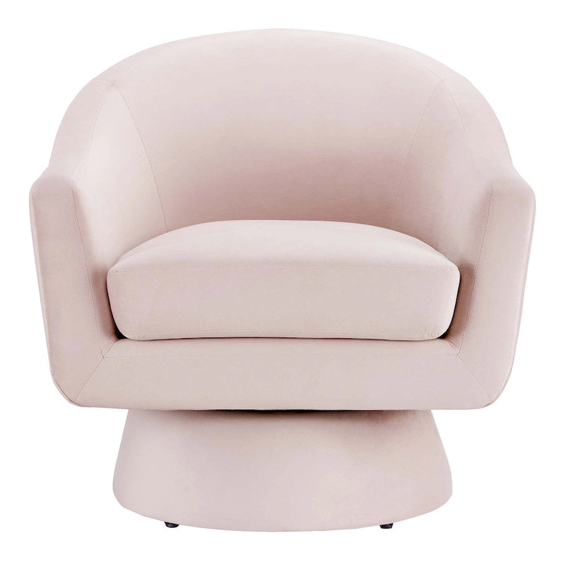 Fauteuil pivotant Astral Performance en velours et bois