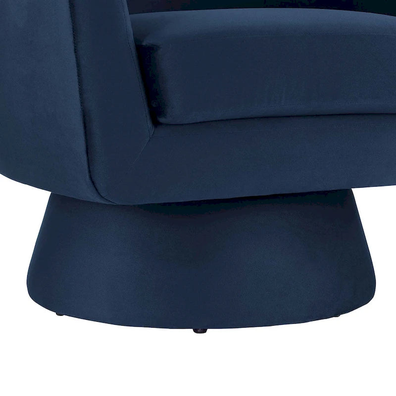 Fauteuil pivotant Astral Performance en velours et bois