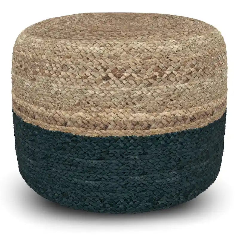Pouf rond marron WYNDENHALL