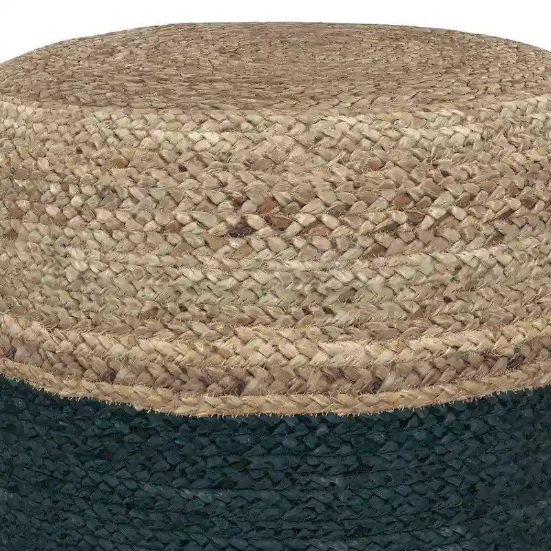 Pouf rond marron WYNDENHALL