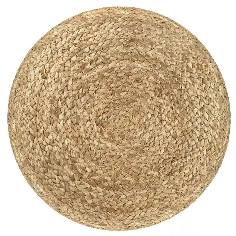 Pouf rond marron WYNDENHALL