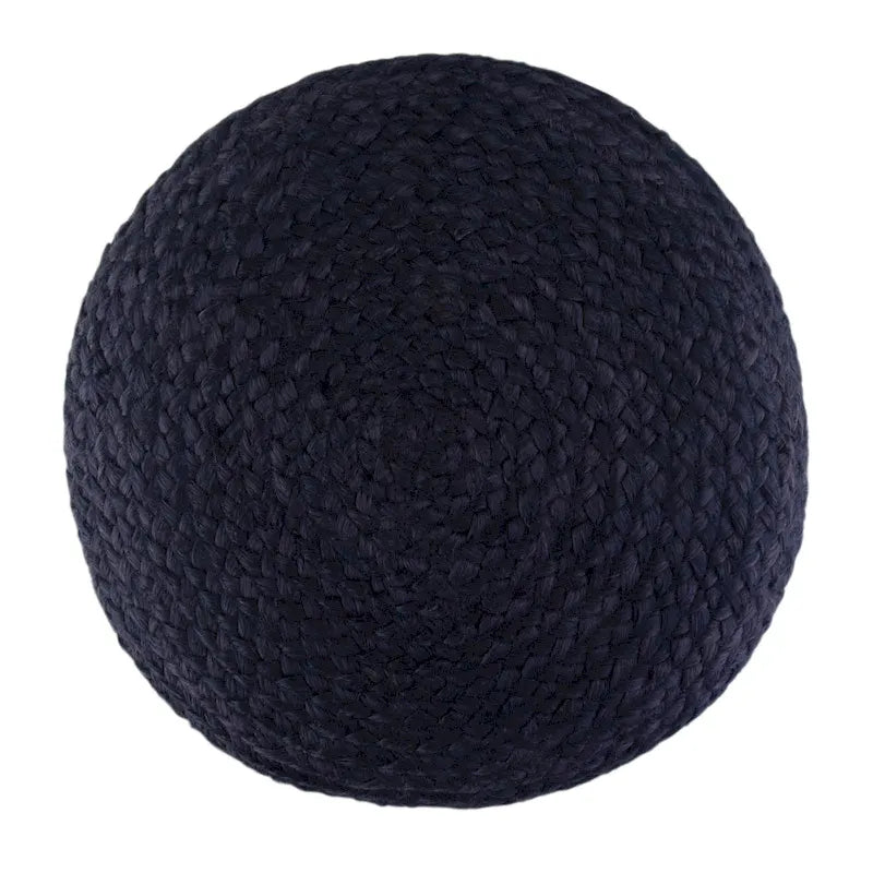 Pouf rond marron WYNDENHALL