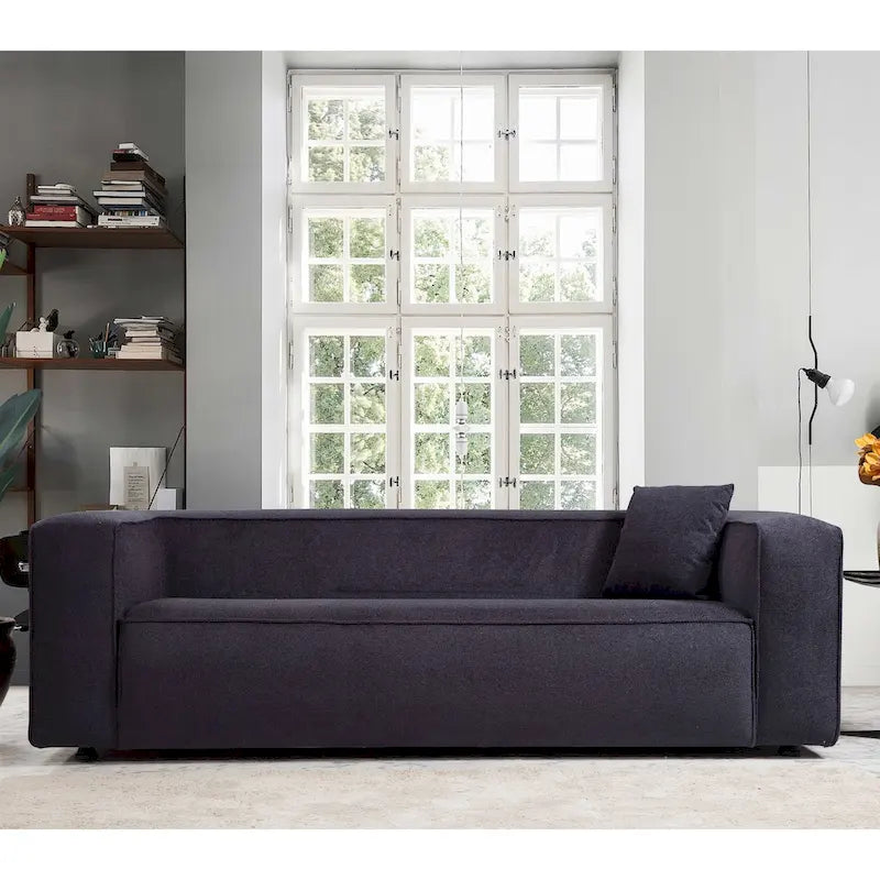 Canapé Belinda style Mid-Century Modern, canapé de salon en bouclette française