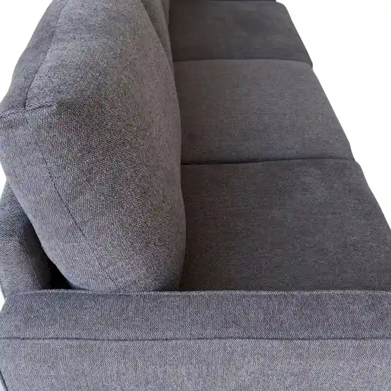 Canapé moderne en tissu beige pour salon