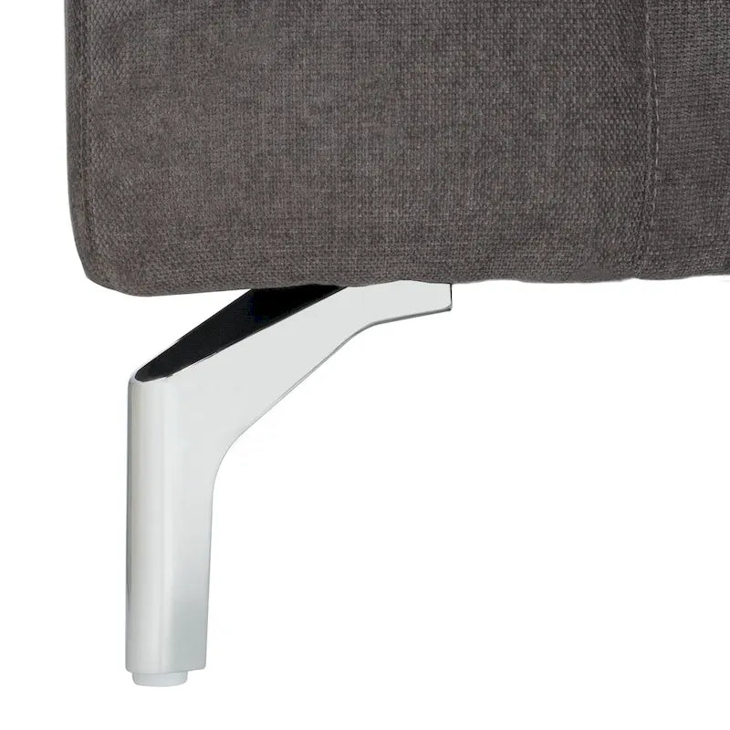 Canapé en velours gris anthracite SAFAVIEH Couture Nicholsen