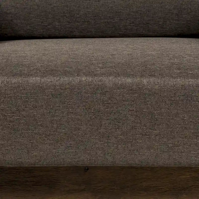 Ensemble de canapés 2 pièces Jimo en chêne rustique et tissu lin de Furniture of America