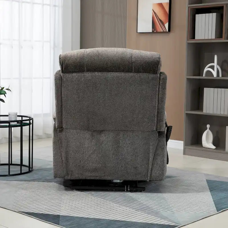 Fauteuil inclinable surdimensionné phare avec chargement sans fil, massage et chauffage
