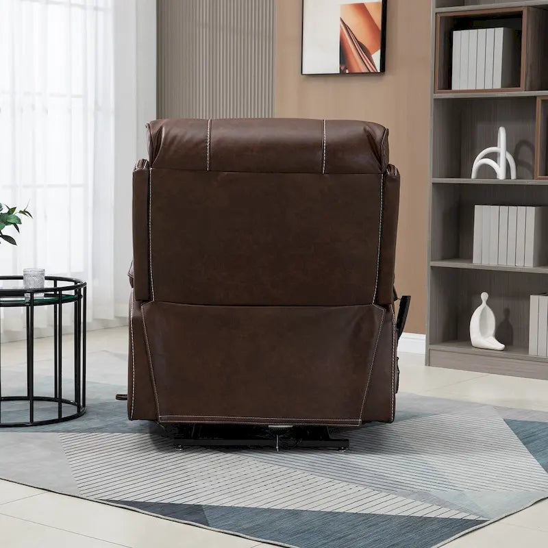 Fauteuil inclinable surdimensionné phare avec chargement sans fil, massage et chauffage