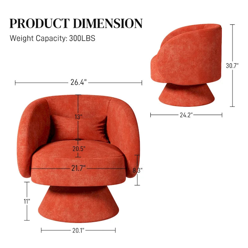 Fauteuils-canapés pivotants à 360 degrés Ouyessir
