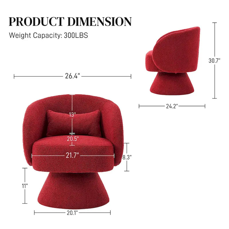 Fauteuils-canapés pivotants à 360 degrés Ouyessir