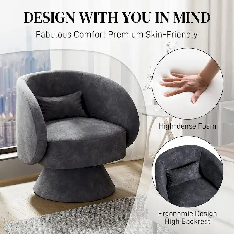 Fauteuils-canapés pivotants à 360 degrés Ouyessir