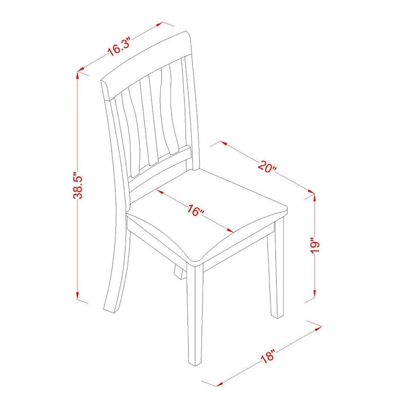 Ensemble table et chaises de cuisine East West Furniture - Table de salle à manger ronde avec abattants et chaises en lin, chêne (option de pièces)