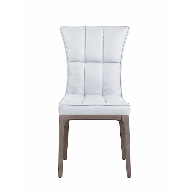Ensemble de salle à manger Somette Pogo Criss Cross avec chaises blanches