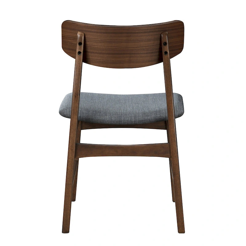 Chaises d'appoint Largo en bois massif (lot de 2)